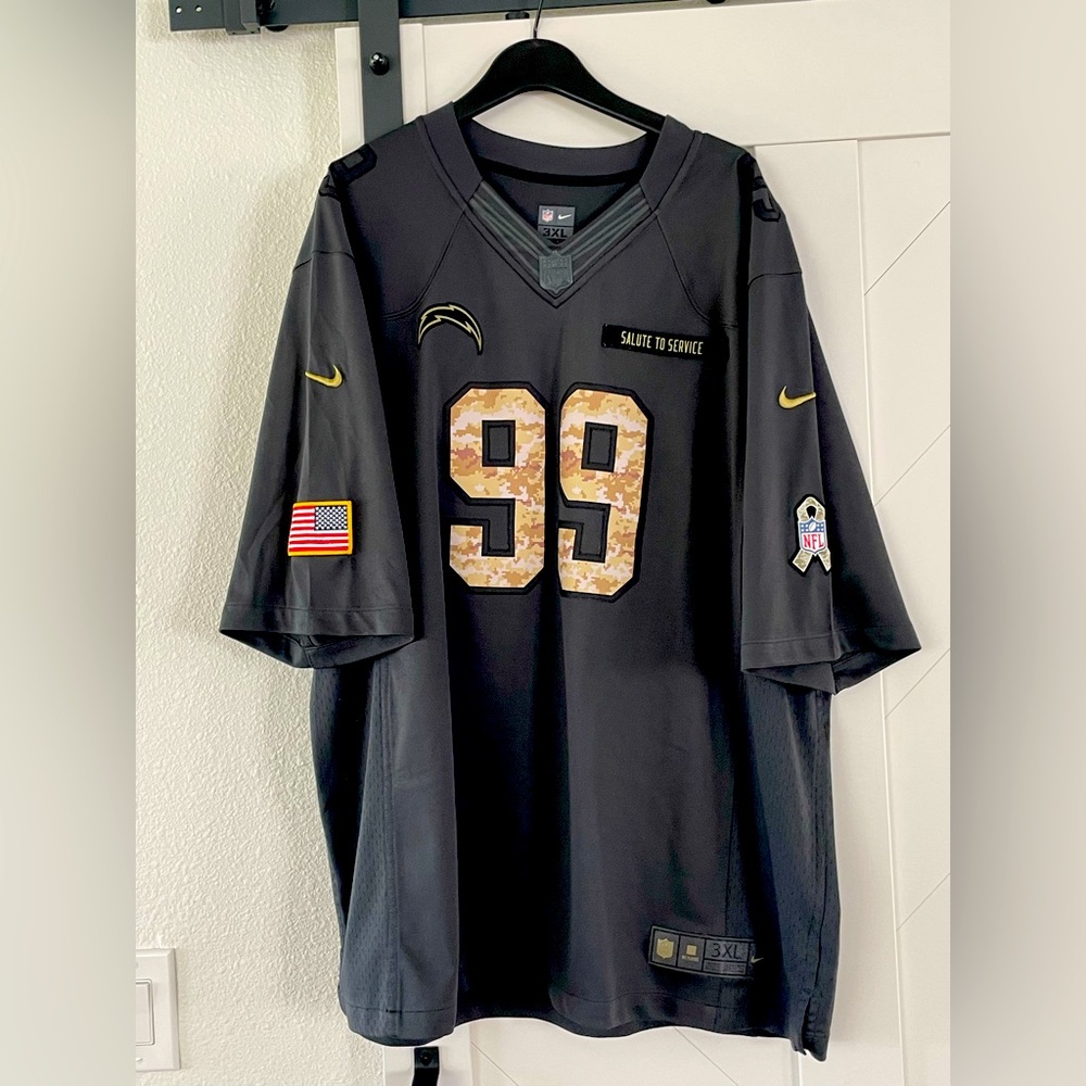 Los Angeles Chargers Nike Joey Bosa Salute to Military Jersey